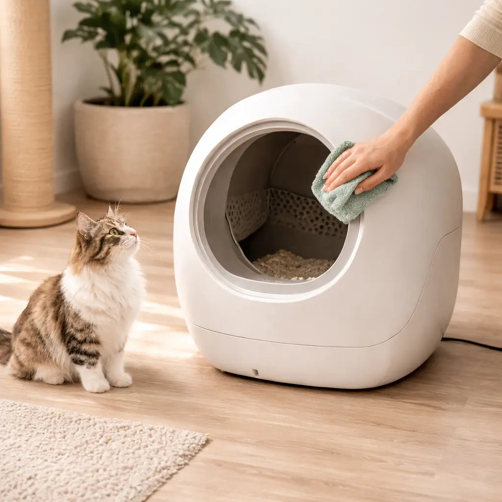 Comment nettoyer et entretenir une litière automatique