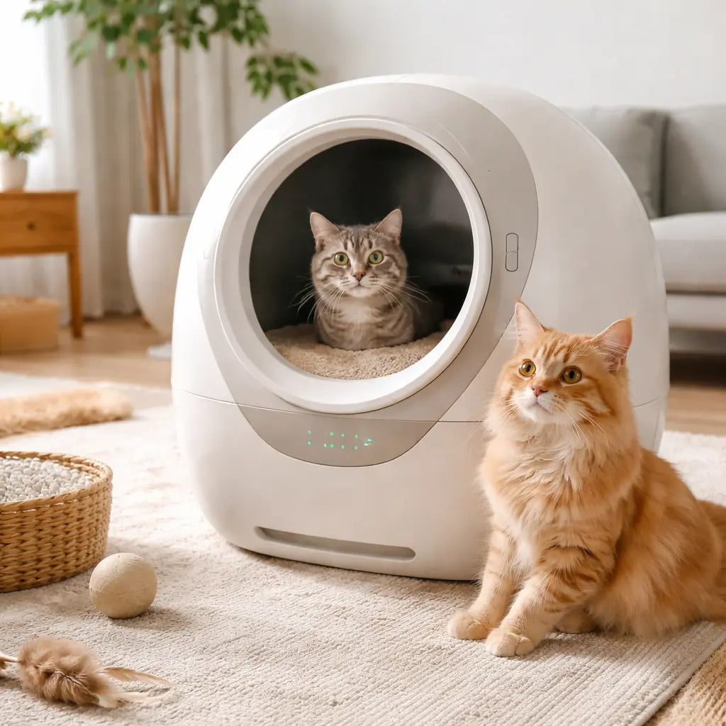 Litière automatique pour plusieurs chats  ce qu'il faut savoir