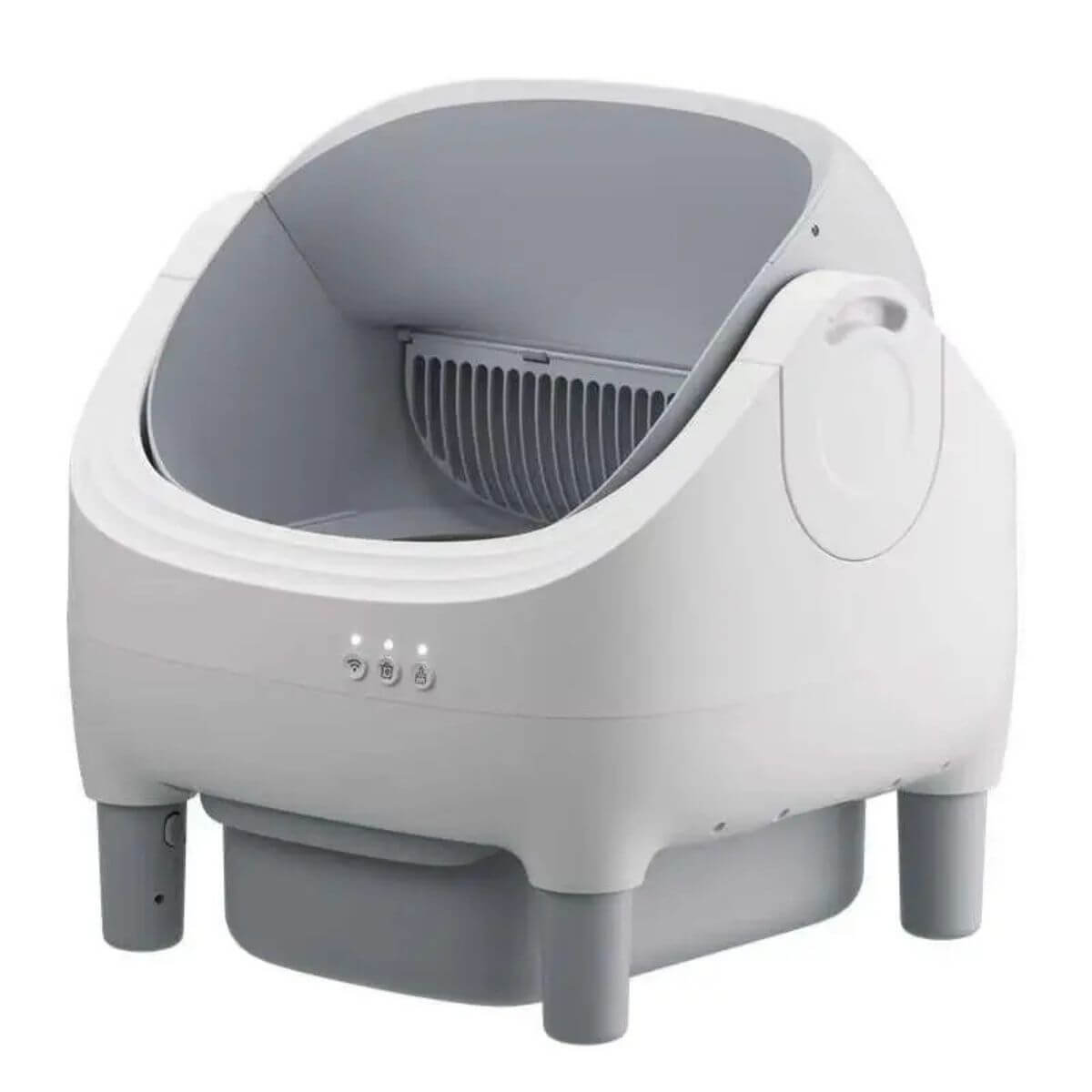 Litière Automatique Ouverte pour Chat (Wi-Fi)