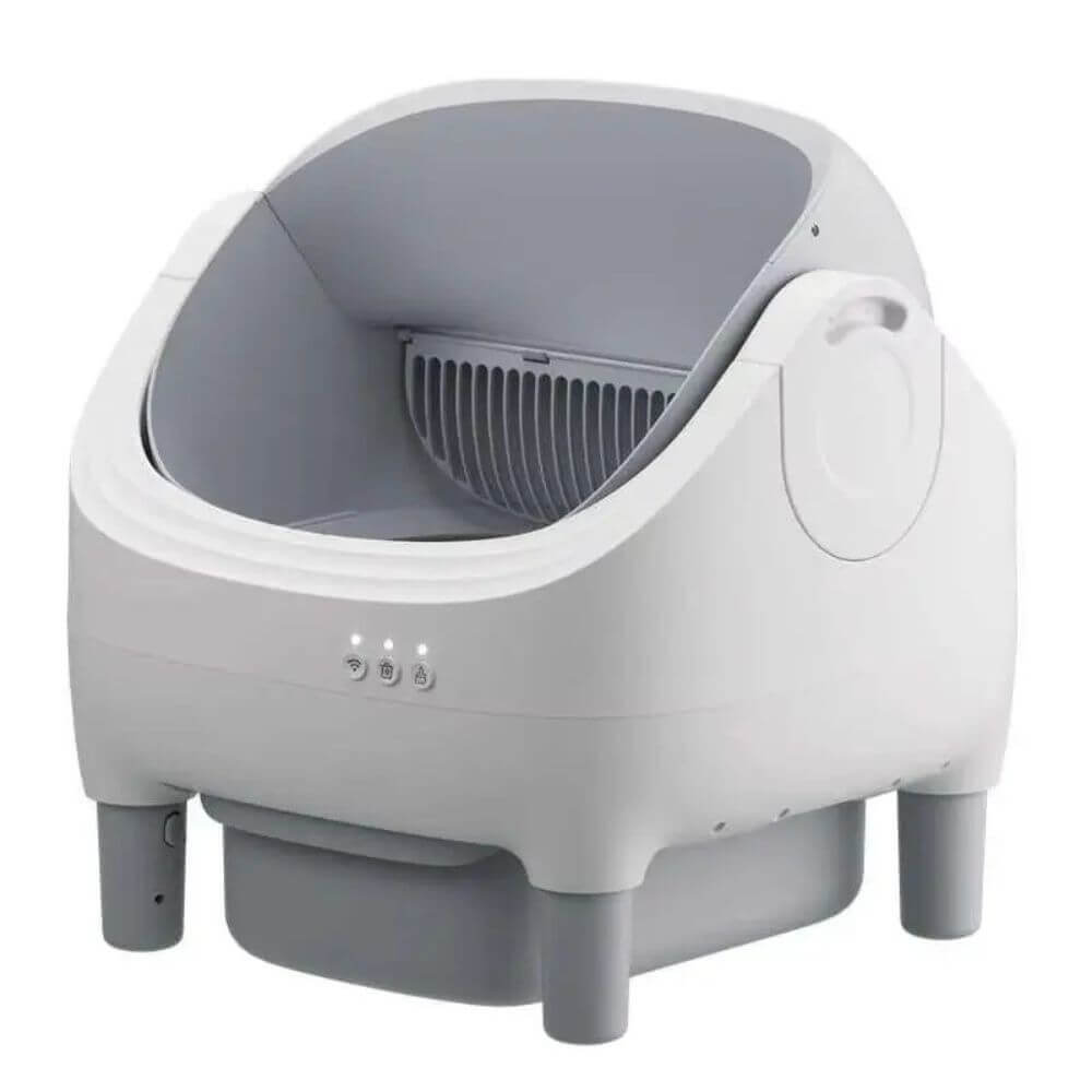Litière Automatique Ouverte pour Chat (Wi-Fi)