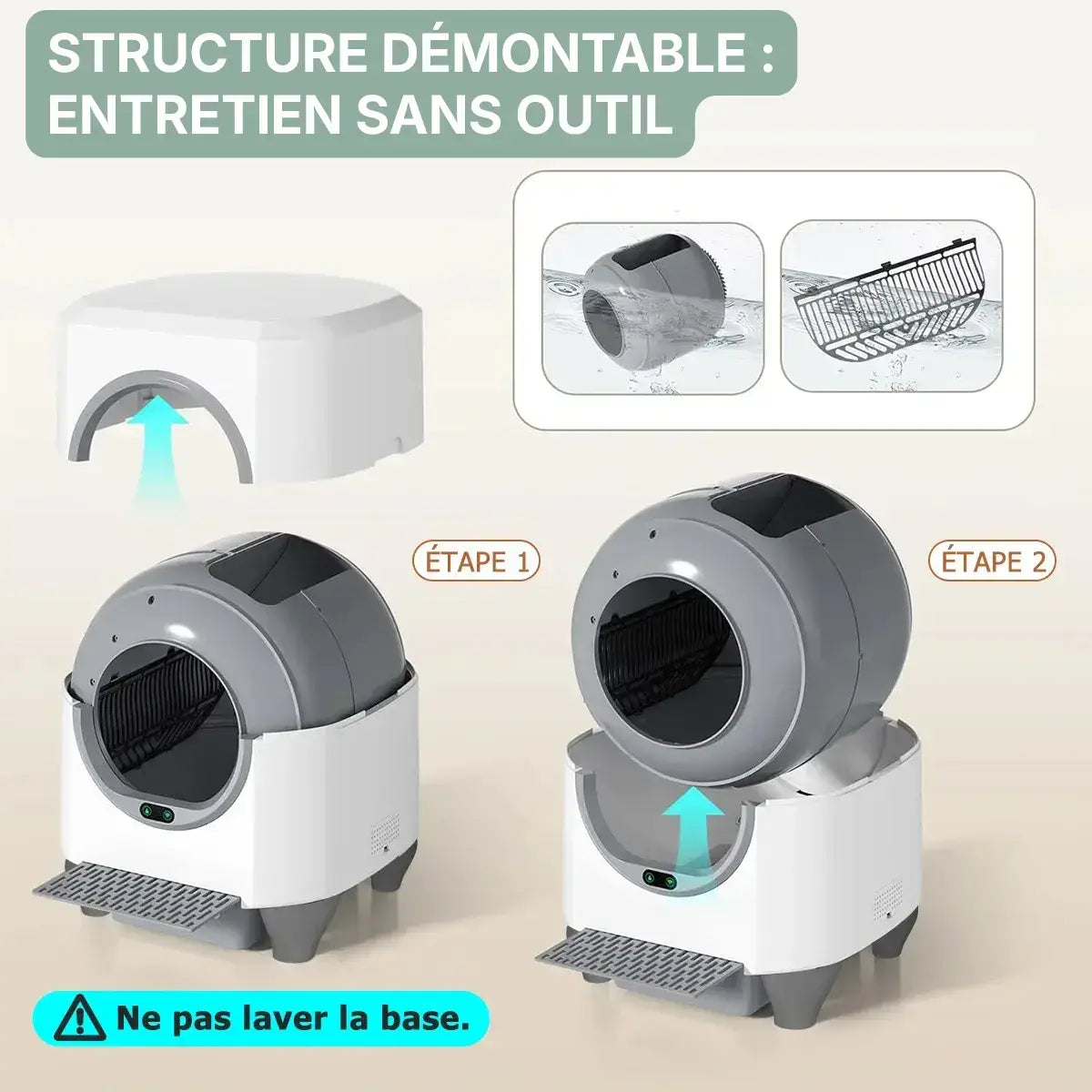 Litiere automatique CocoonPro  entretien
