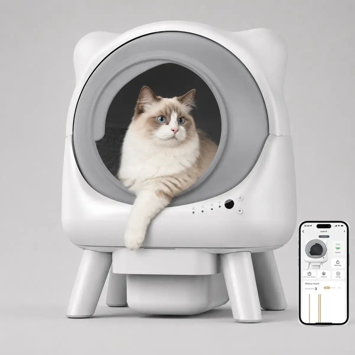 Litiere automatique IconCat Blanc