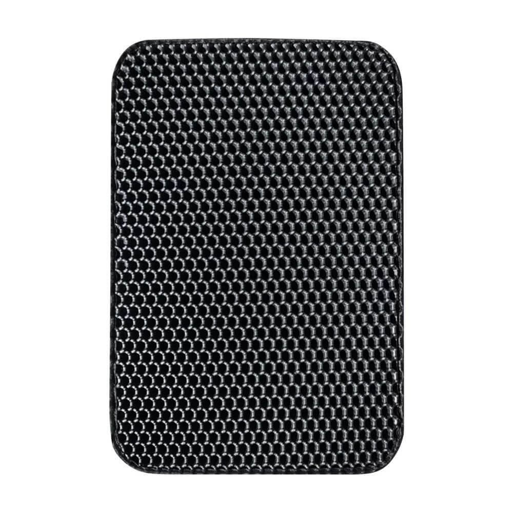 Tapis de Litière pour Chat Double Couche - EVA noir